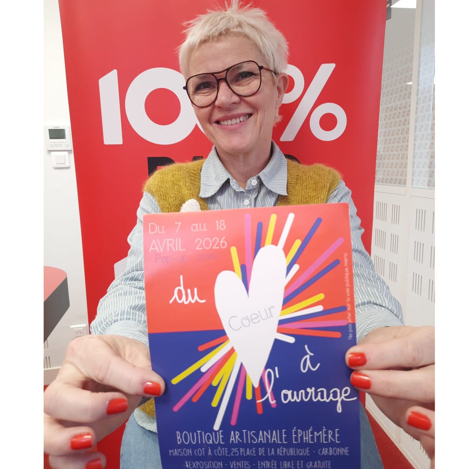 BOUTIQUE EPHEMERE à CARBONNE- Delphine sur 100%