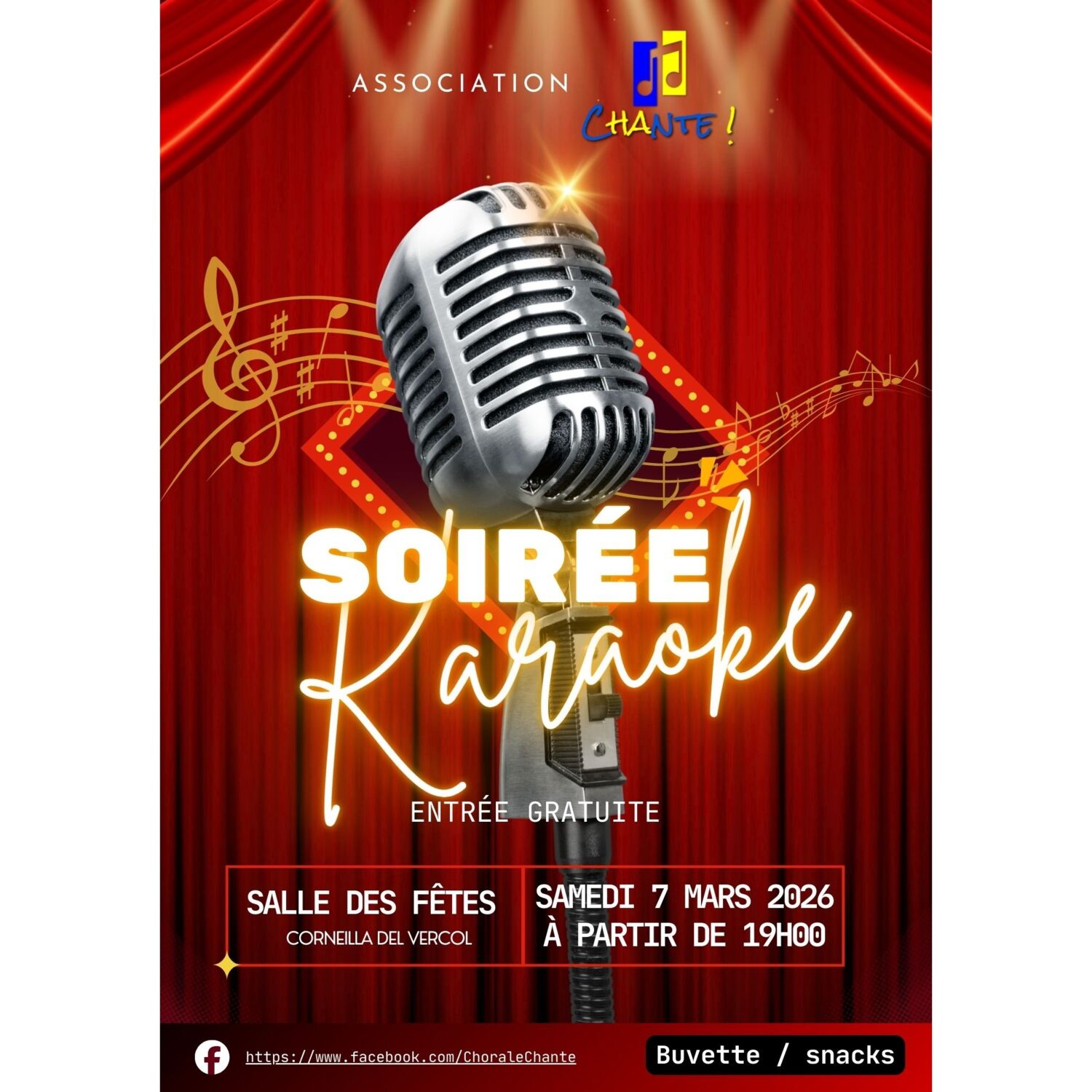 100% chez vous dans les PO avec Philippe : Karaoké avec l'association Chante