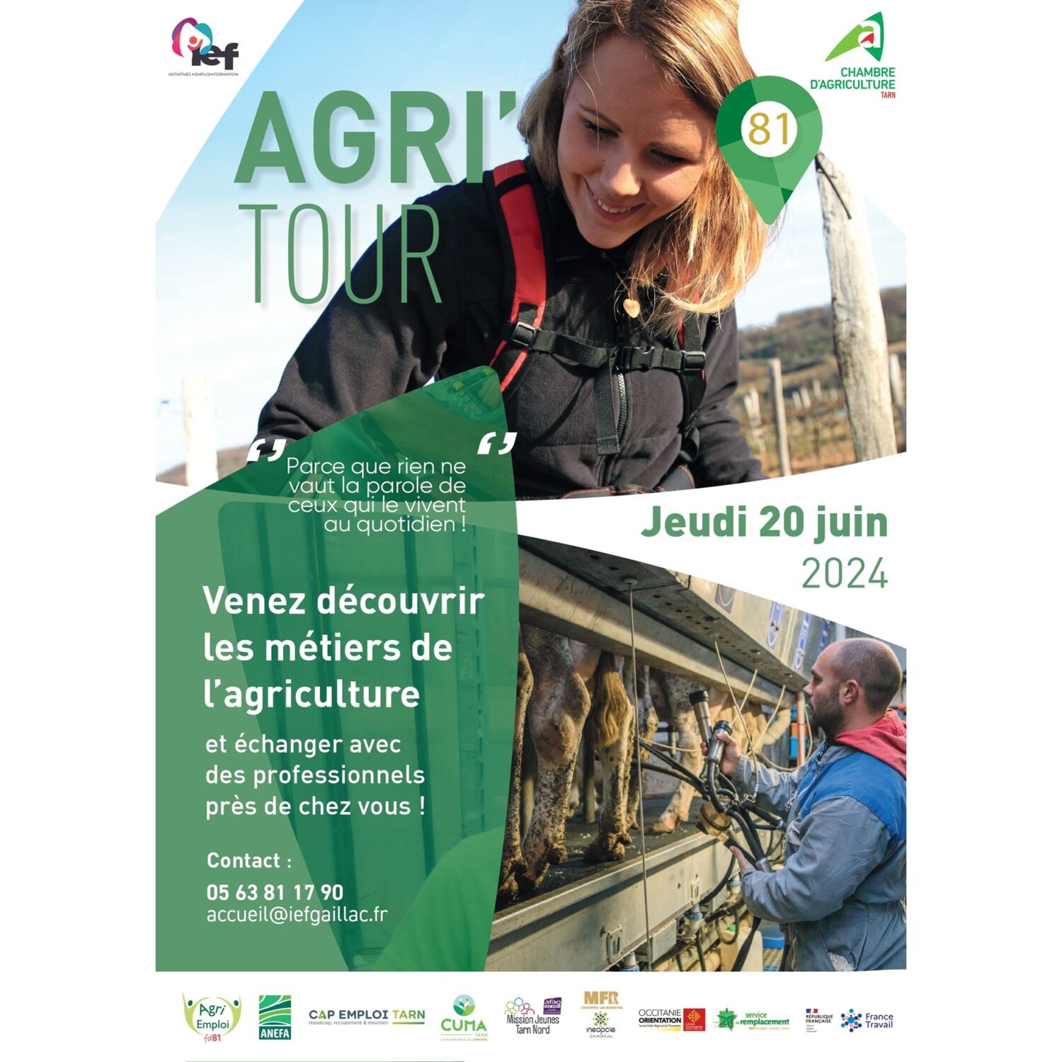 Podcast de l'émission 100% chez vous avec AGRI'TOUR 2024