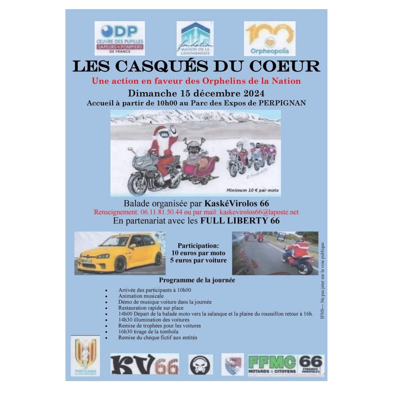 100% chez vous dans les  P.O avec PHILIPPE :  "les casqués du cœur"...