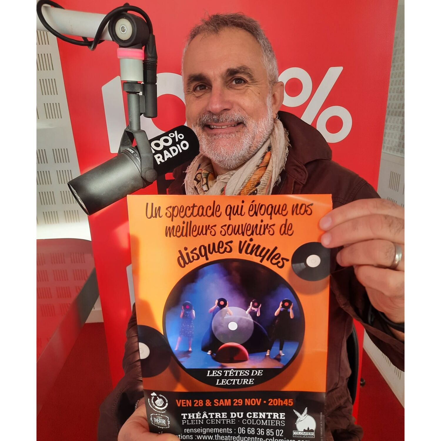 LES TETES DE LECTURE au Théâtre du centre- Marc Fauroux sur 100%