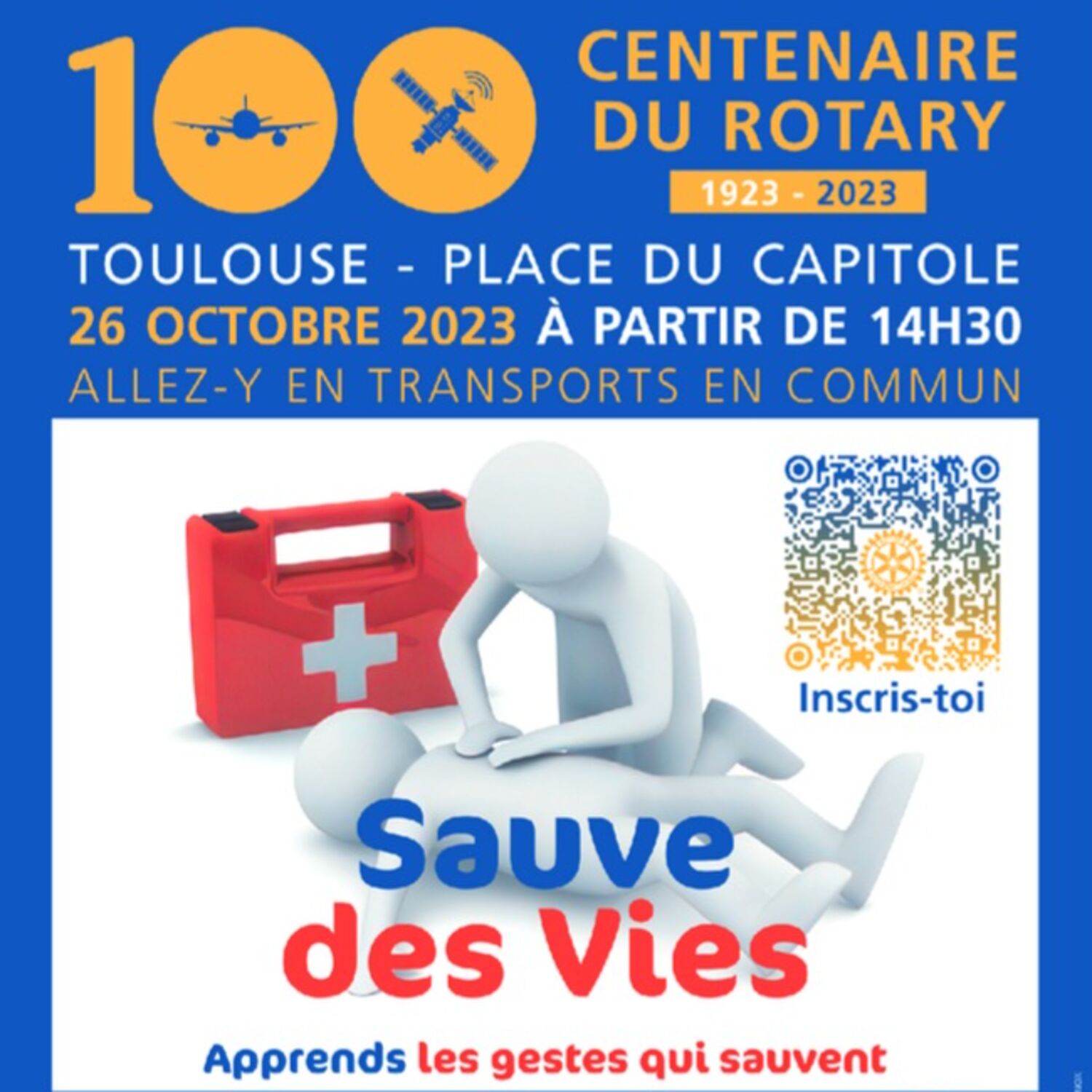 Le Rotary fête ses 100 ans sur la place du capitole- Jean-Marc...