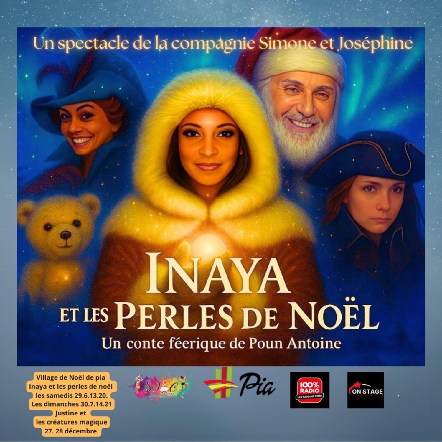 100% chez vous dans les PO avec Antoine Poun et Inaya et les perles...