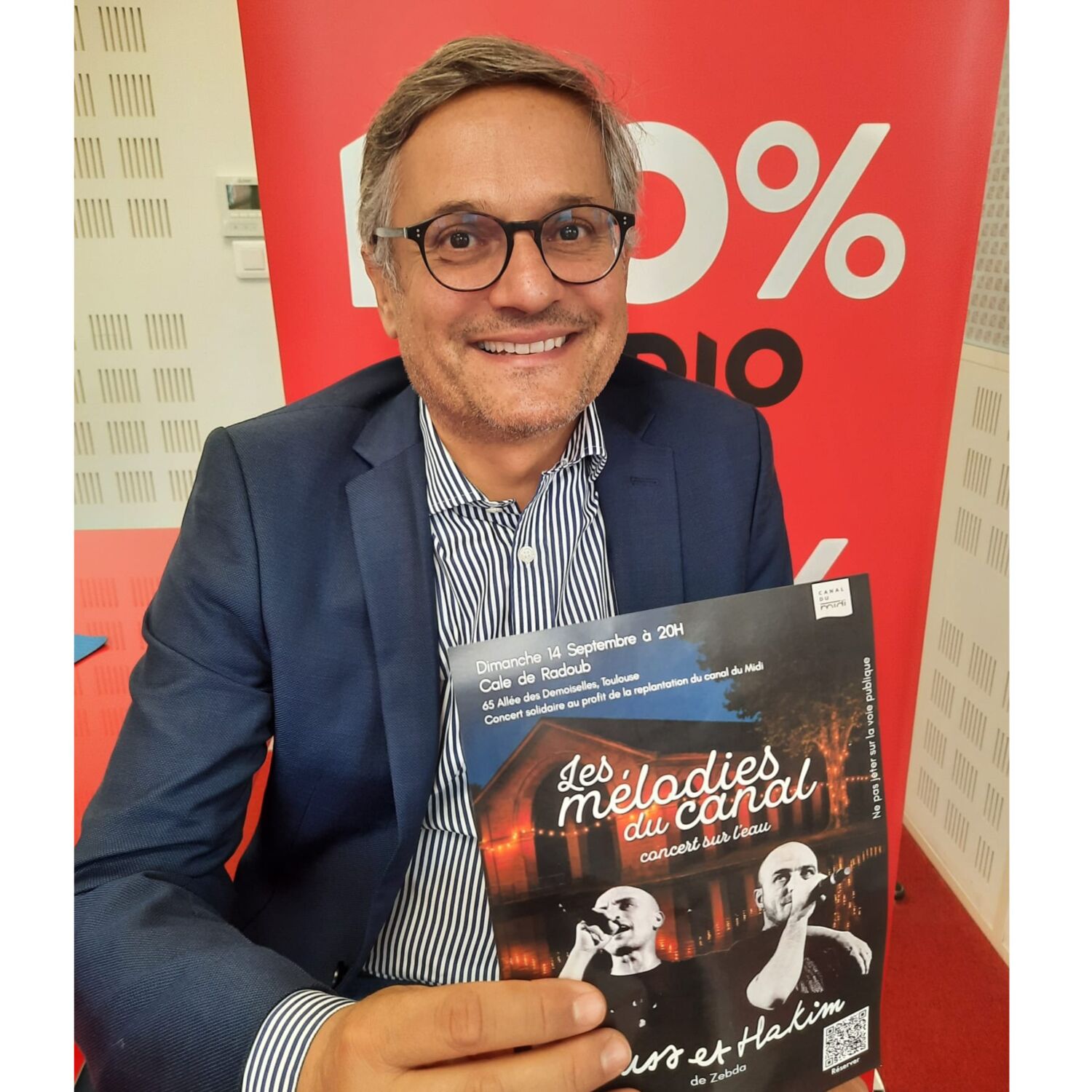 ZEBDA CHANTE POUR LE CANAL DU MIDI- François Cholet sur 100%