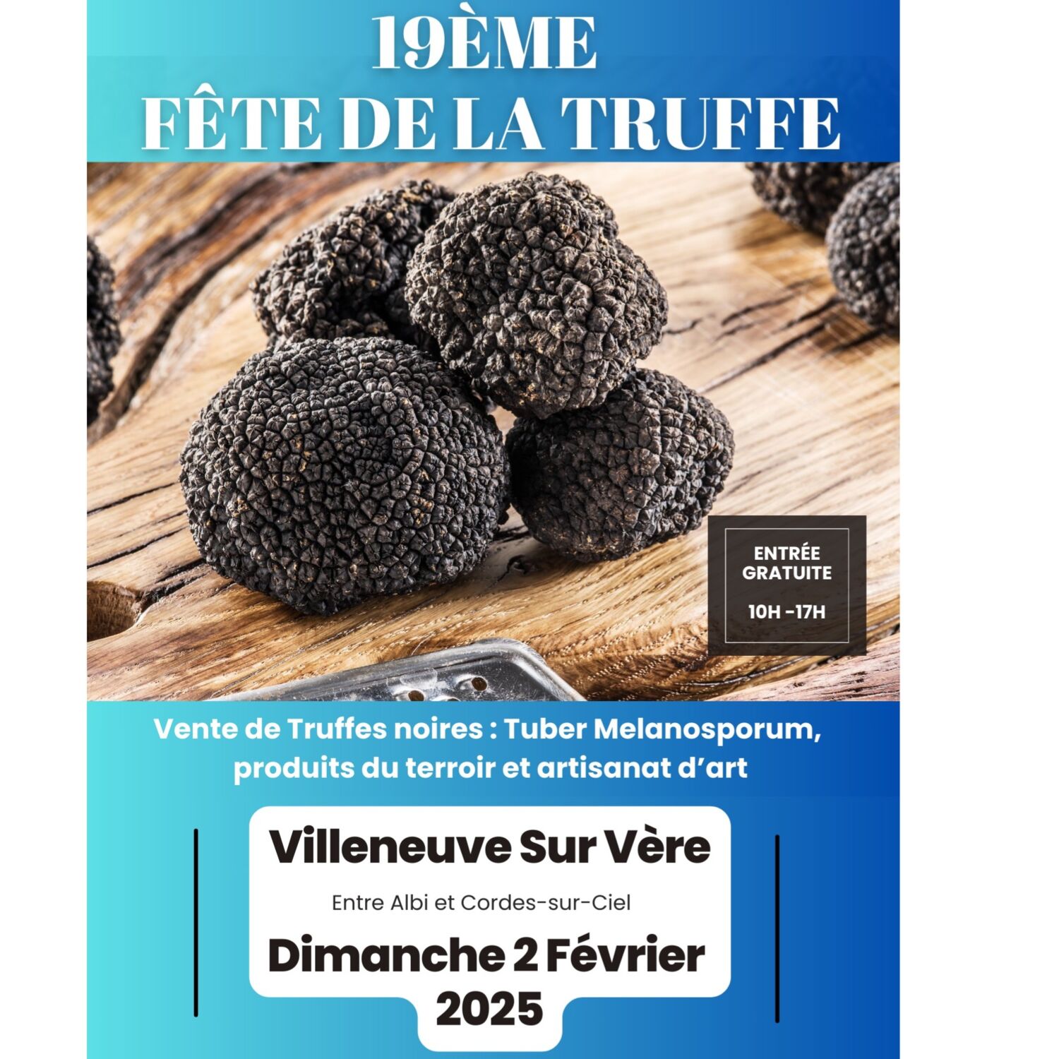 Podcast de l'émission 100% chez vous avec la 19ème Fête de la Truffe