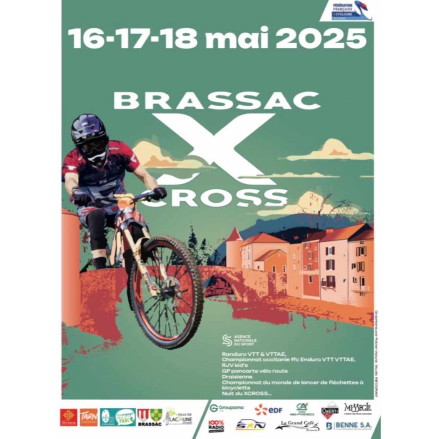 Podcast de l'émission 100% chez vous avec le Brassac X Cross