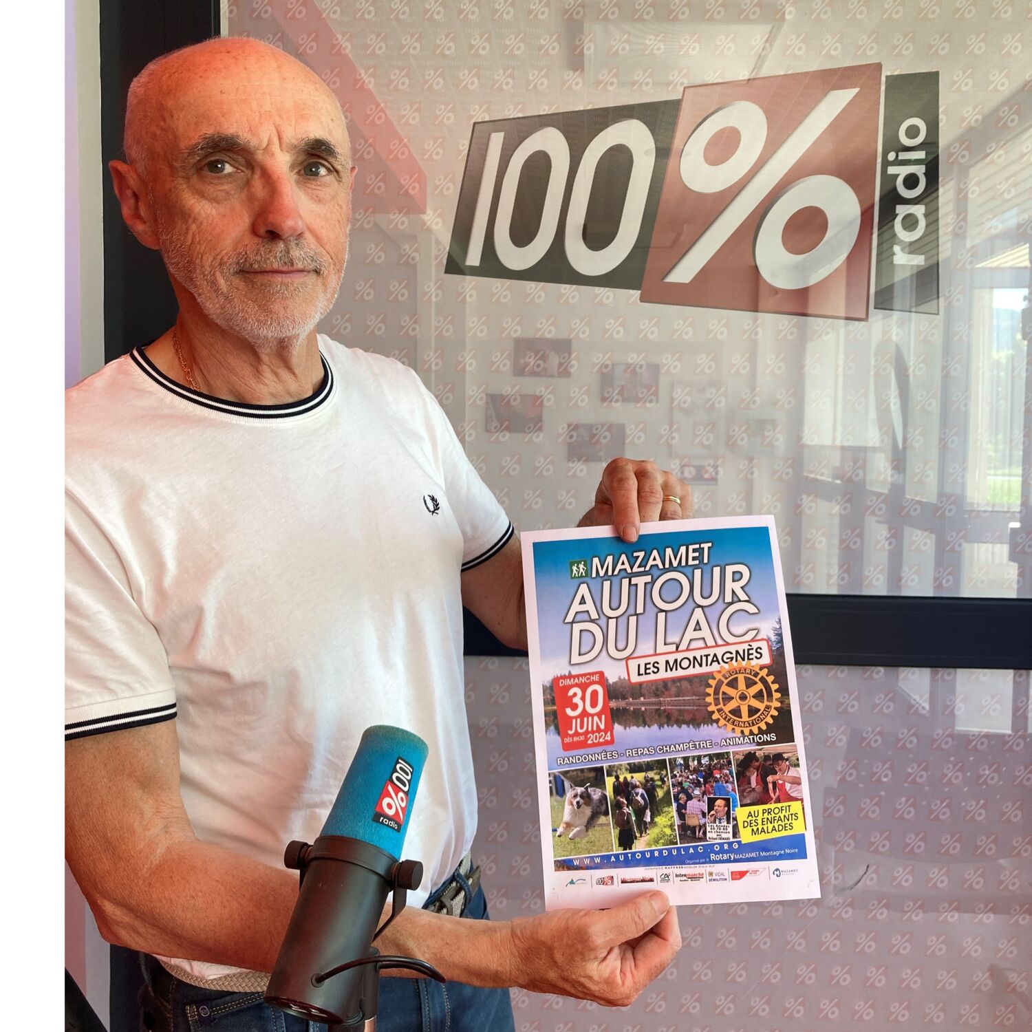 Podcast de l'émission 100% chez vous avec le Rotary Club Mazamet...