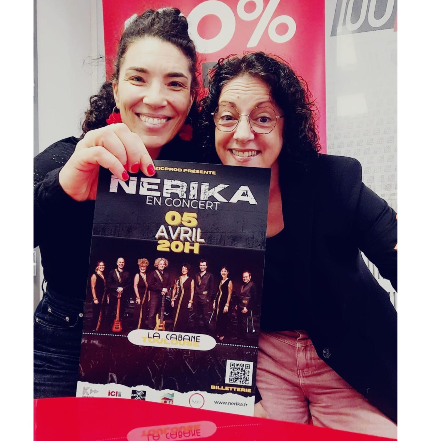 NERIKA le 5 avril à la cabane- sur 100%