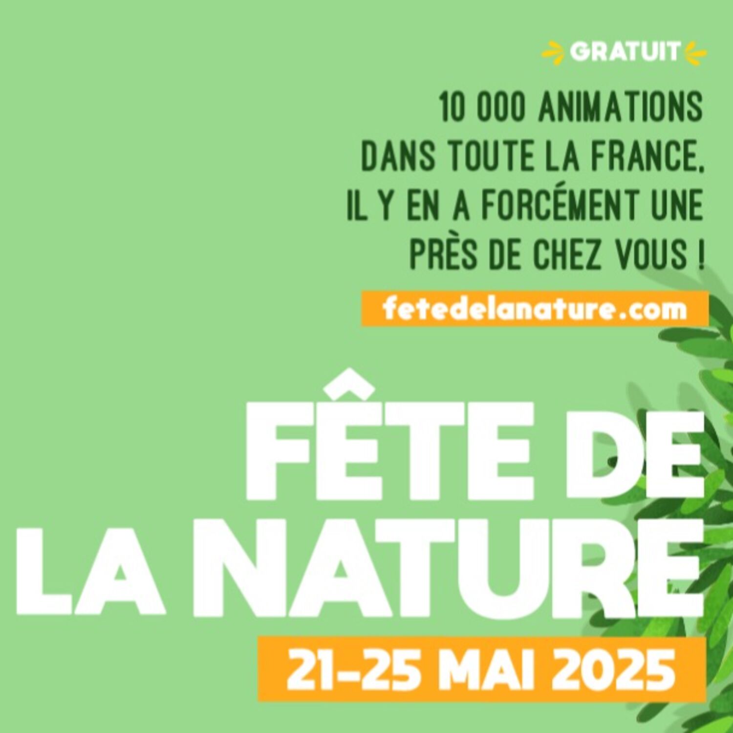 Podcast de l'émission 100% chez vous Fête de la nature