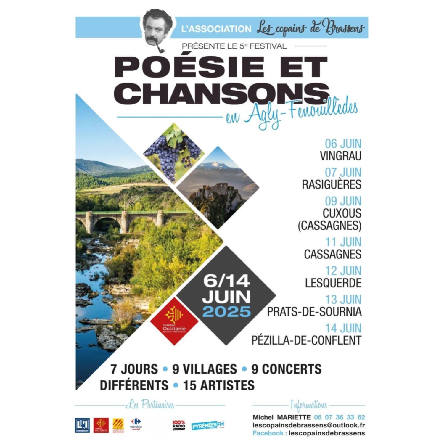 100% chez vous dans les P.O avec PHILIPPE : la 5ème édition du festival Poésie et Chansons