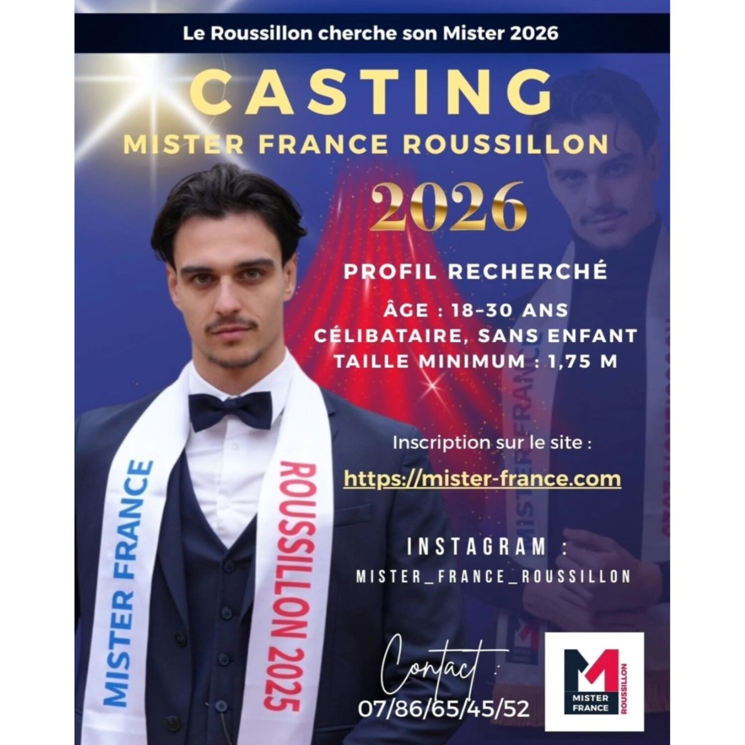 100% chez vous dans les PO avec Philippe : Casting Mister Roussillon 2026