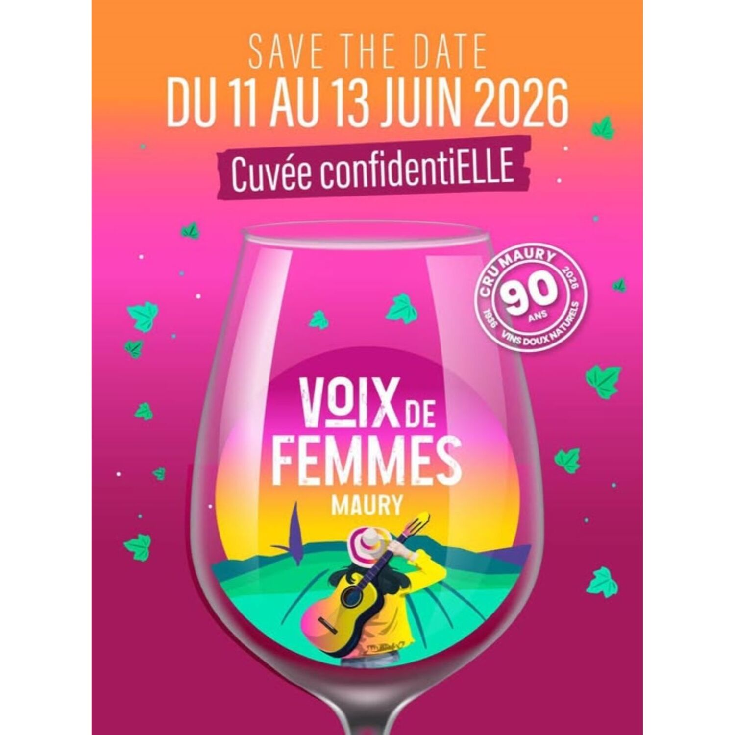 100% chez vous dans les PO avec Philippe : Du 11 au 13 juin 2026, Maury le festival Voix de femmes