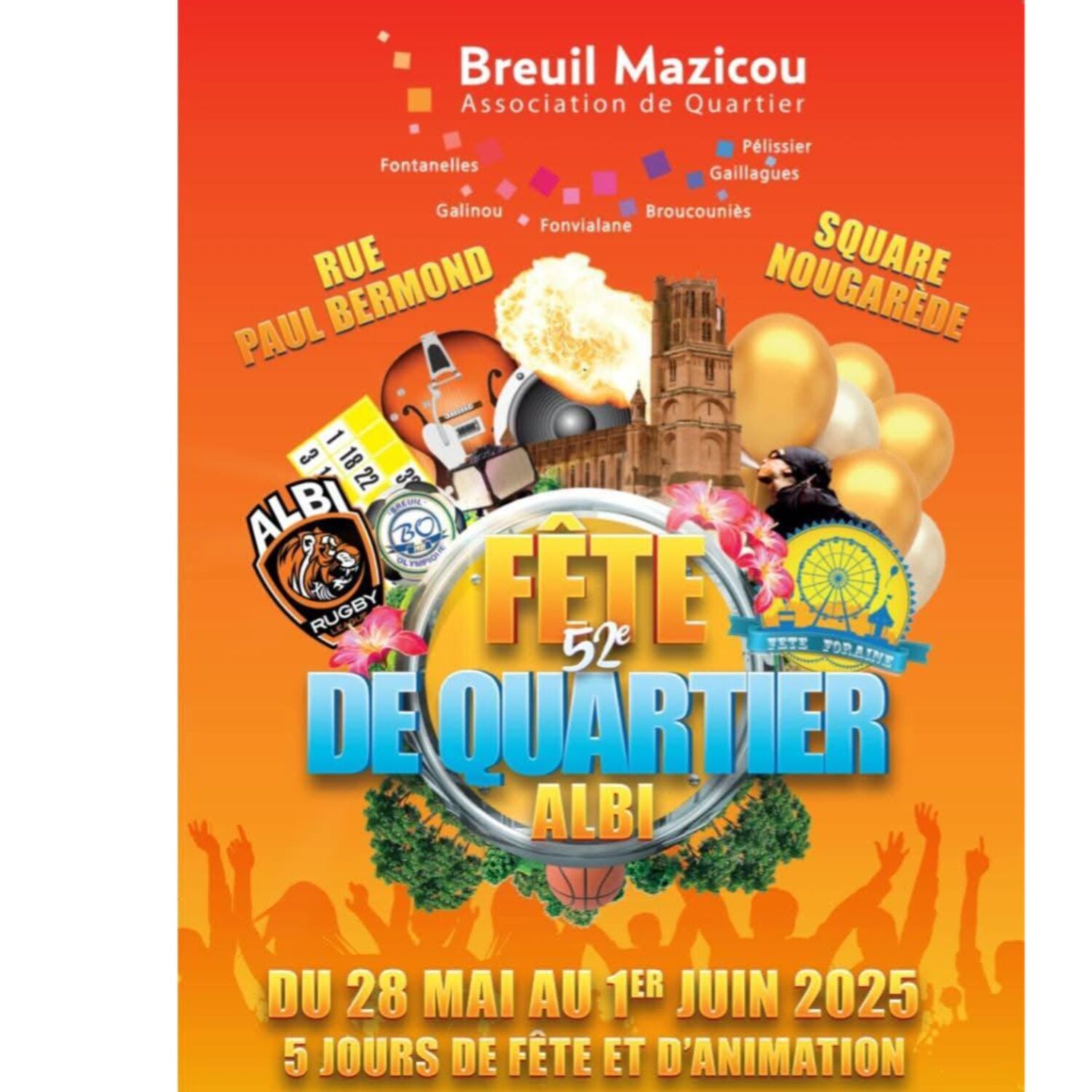 Podcast de l'émission 100% chez vous avec la fête des quartiers de...