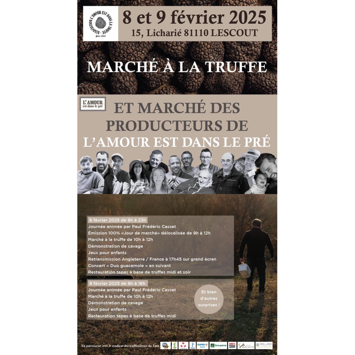 Podcast de l'émission 100% chez vous avec le Marché aux truffes...