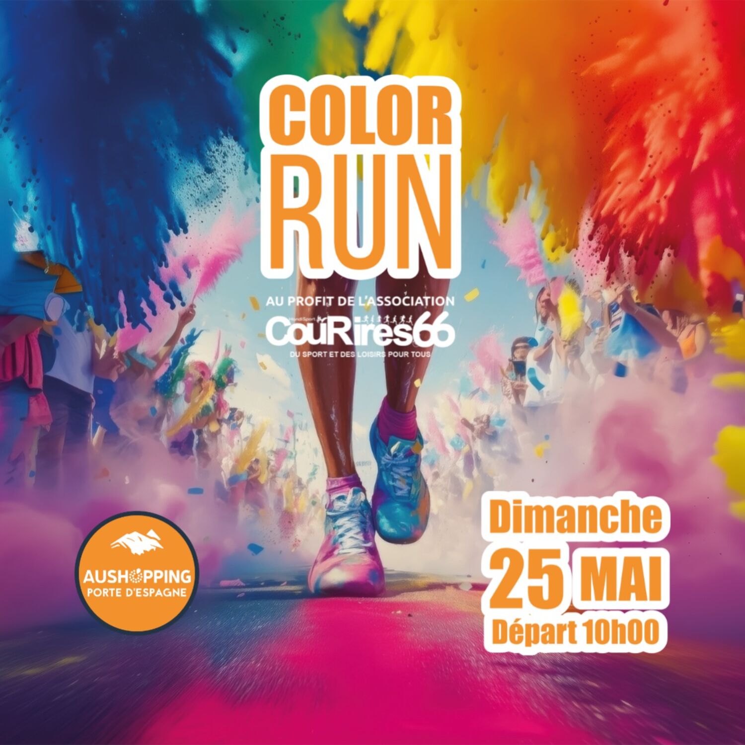 100% chez vous dans les P.O avec PHILIPPE : Color run le 25 mai au...