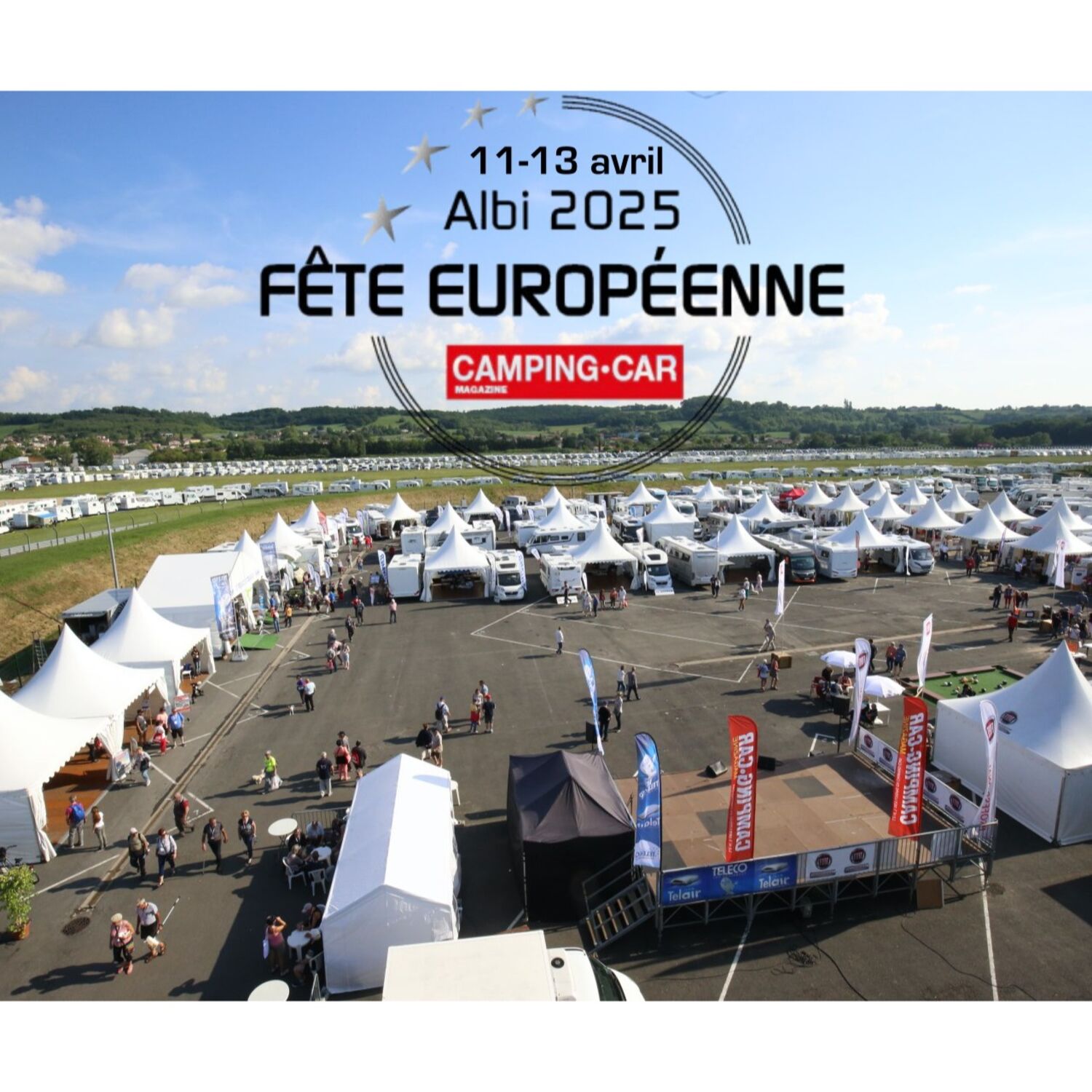 Podcast de l'émission 100% chez vous avec La fête du camping car à Albi