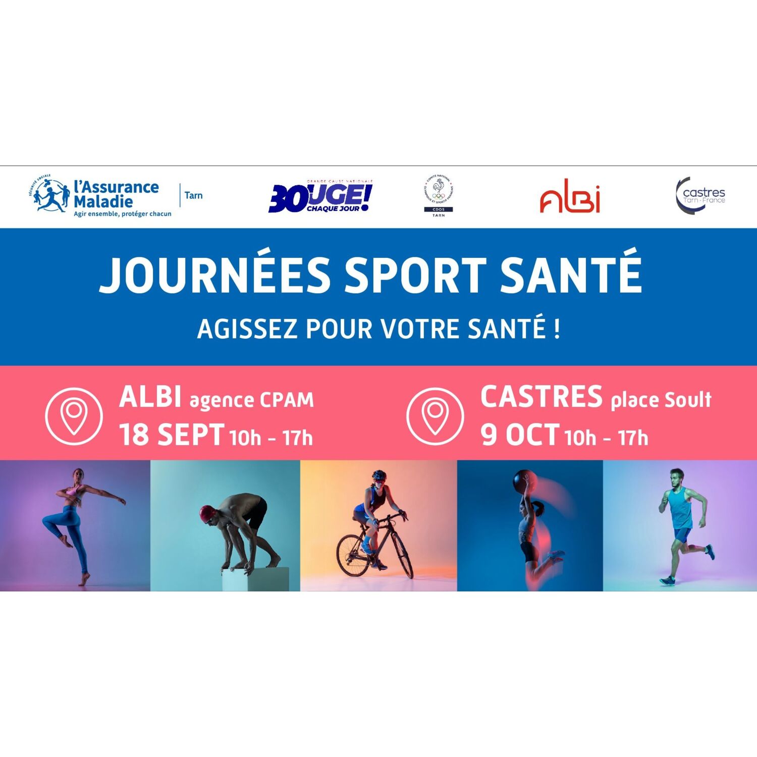 Podcast de l'émission 100% chez vous avec la journée Sport Santé