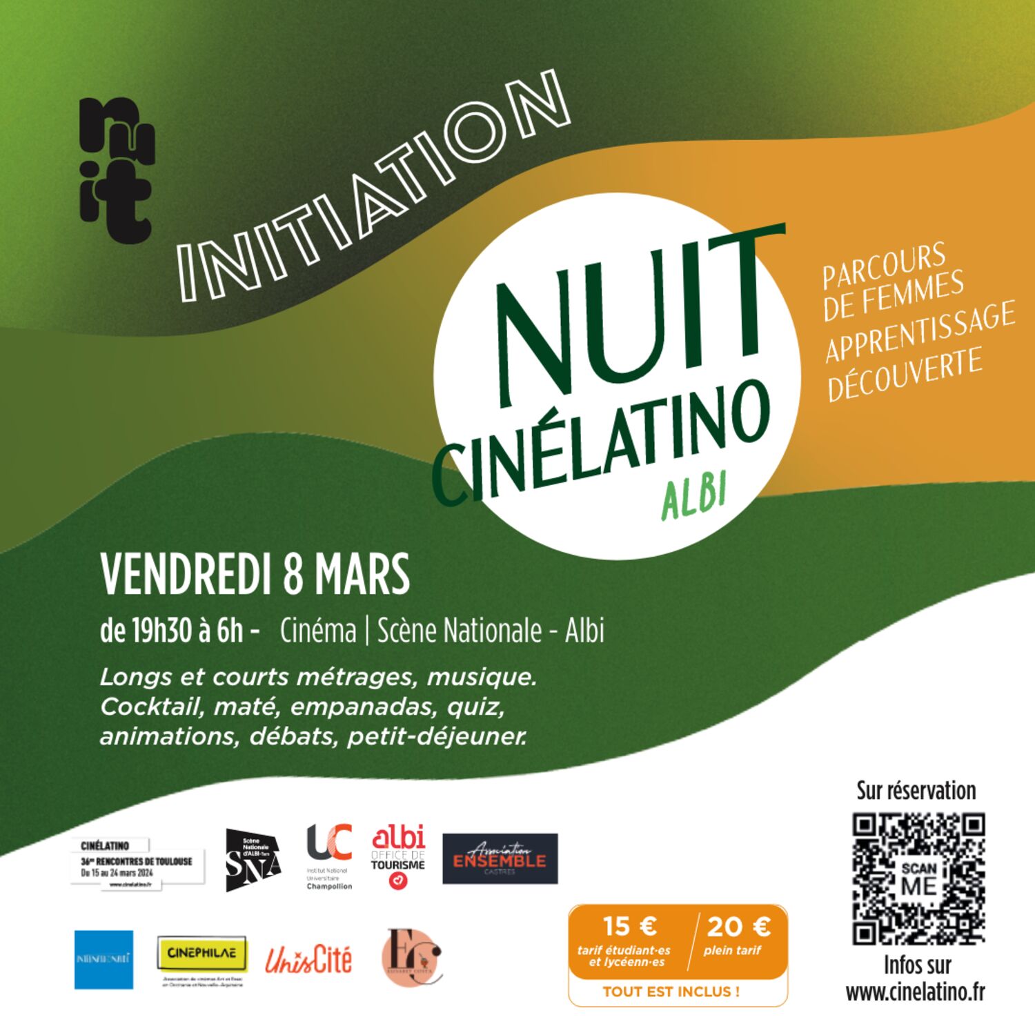 Podcast de l'émission 100% chez vous : la Nuit Cinélatino d’Albi