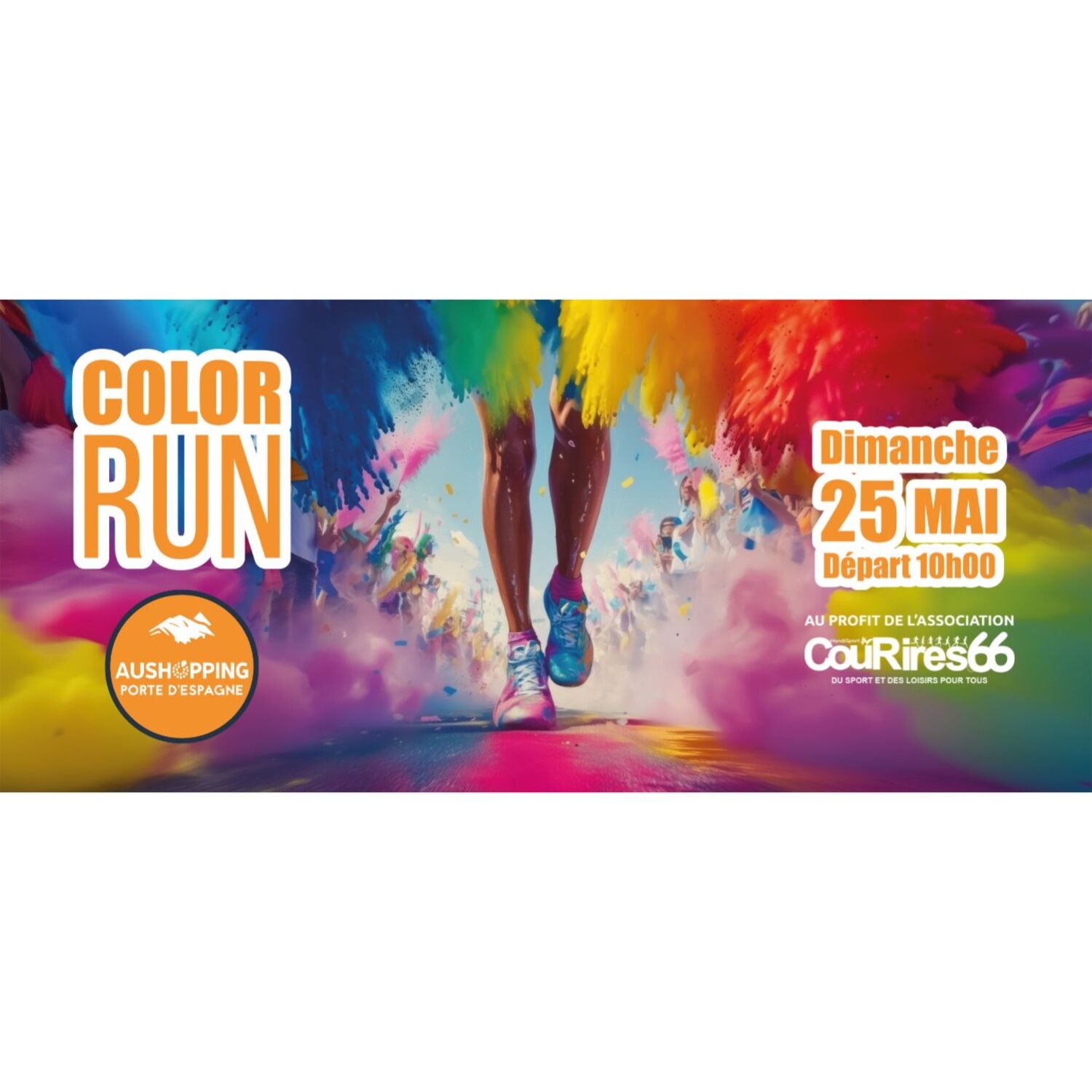 100% chez vous dans les P.O avec PHILIPPE : Color run  au CC...