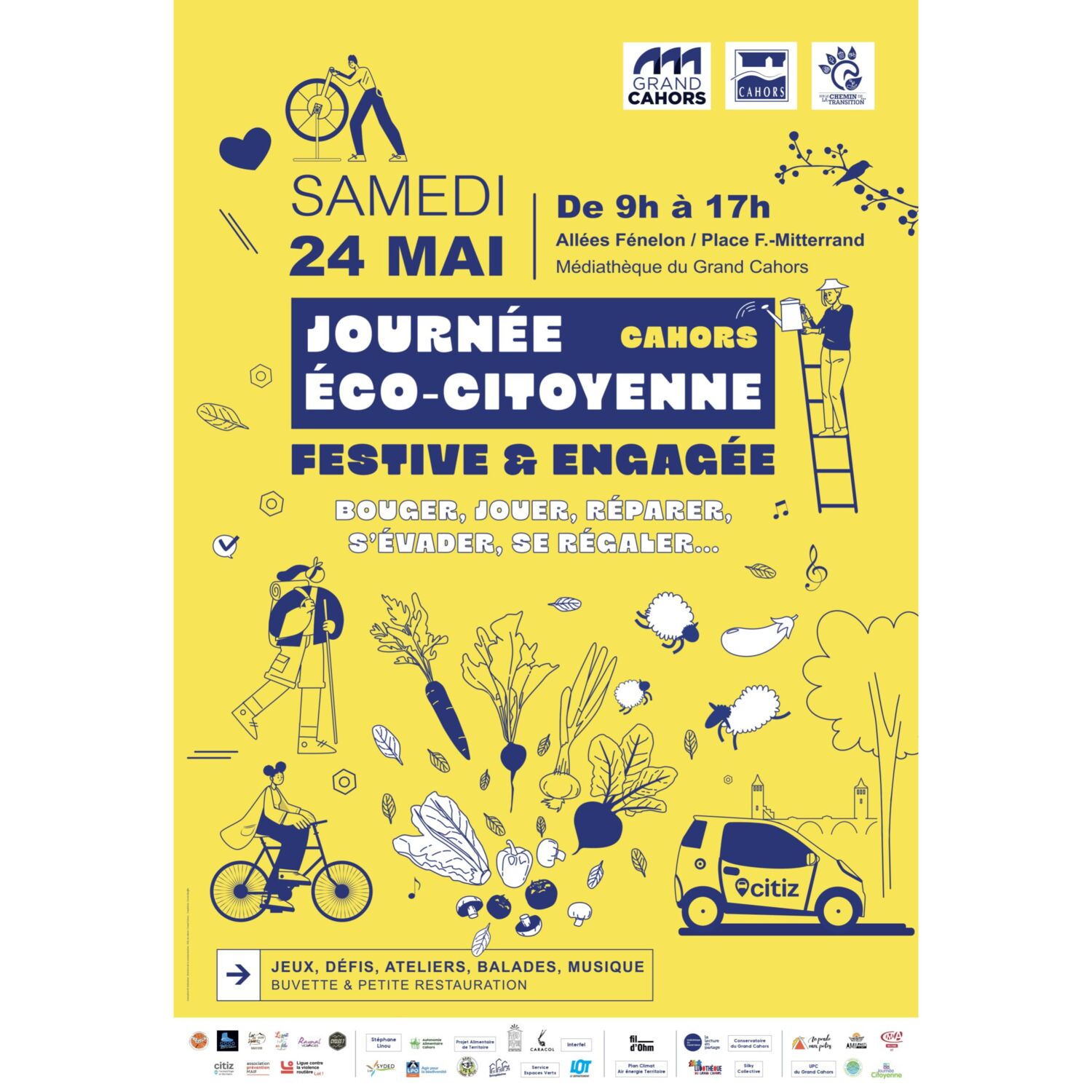 Podcast de l'émission 100% chez vous : Journée écocitoyenne et fête...