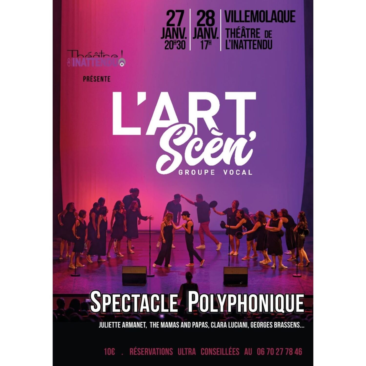 100% chez vous dans les  PO avec PHILIPPE : l'art en scèn' au...