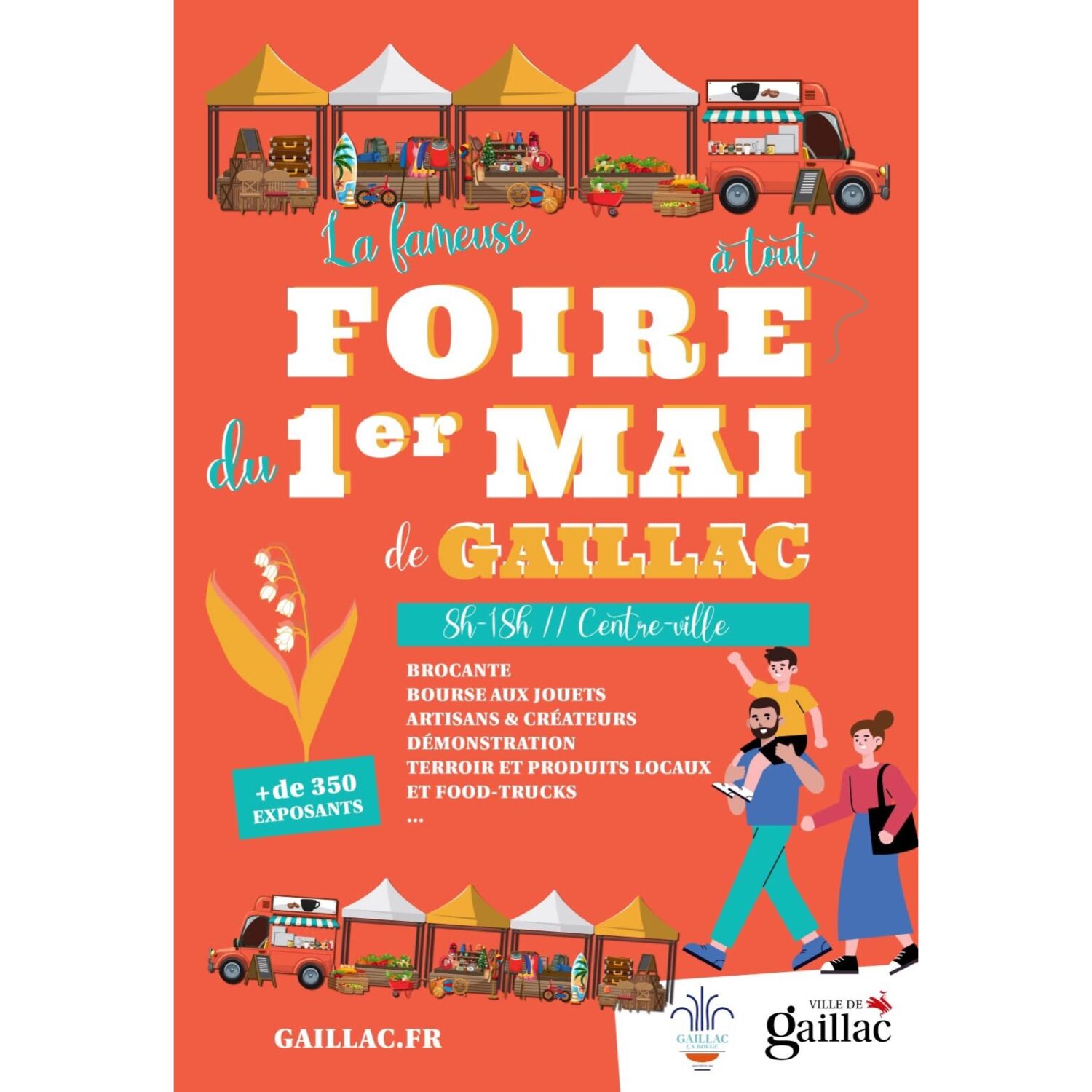 Podcast de l'émission 100% chez vous avec la Foire du 1er mai à Gaillac