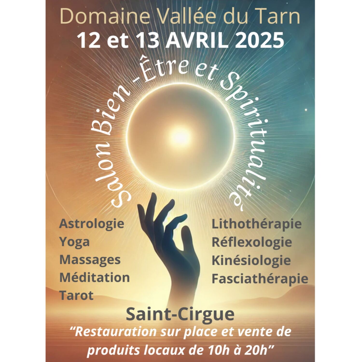 Podcast de l'émission 100% chez vous avec le Salon du Bien Etre à Saint cirgue