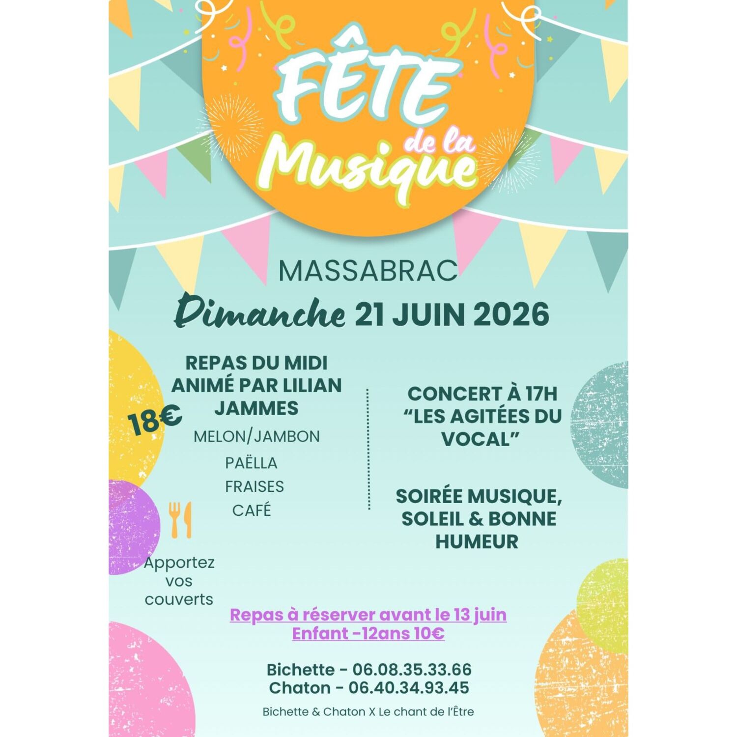 FÊTE DE LA MUSIQUE à MASSABRAC- Aurélie sur 100% radio episode artwork