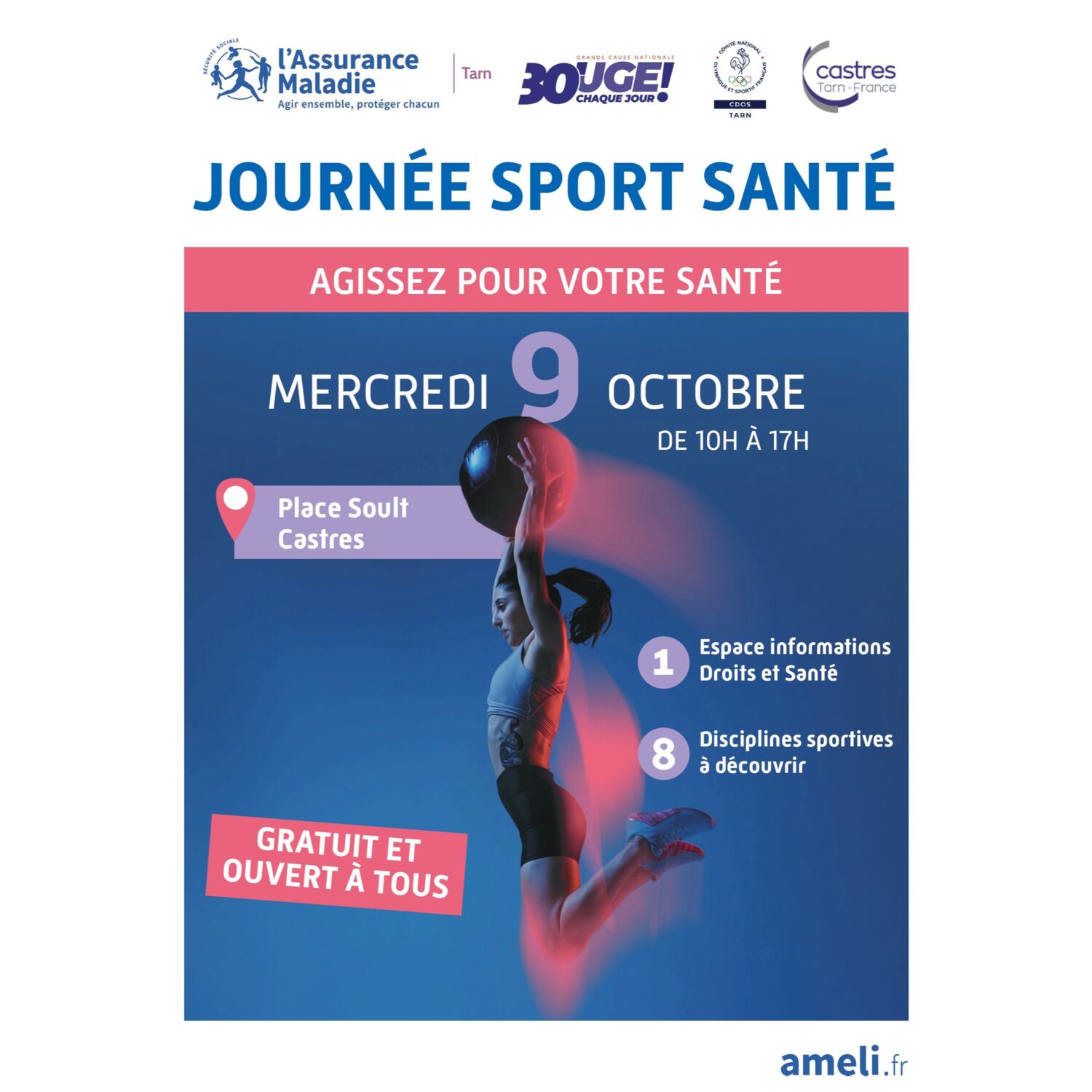 Podcast de l'émission 100% chez vous avec la Journée Sport Santé