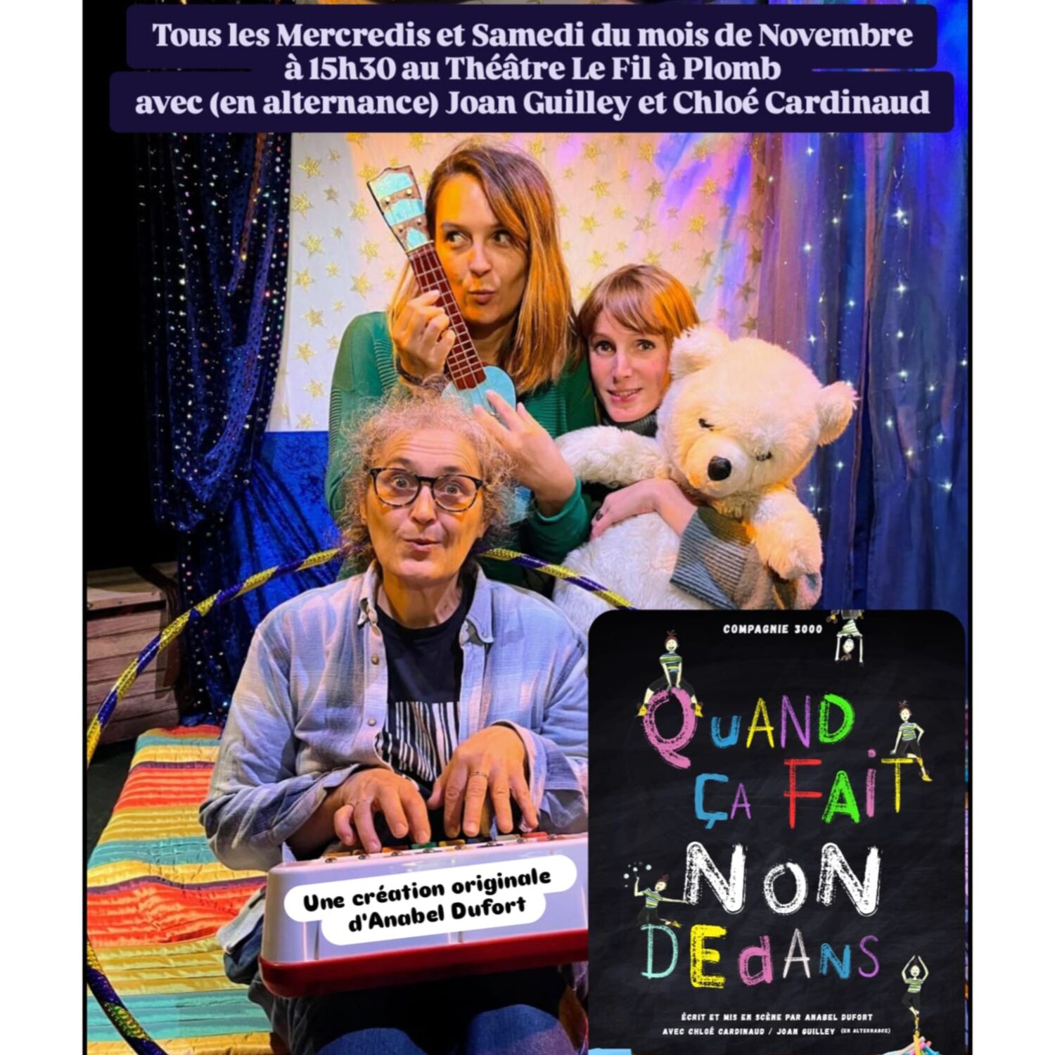 QUAND CA FAIT NON DEDANS- spectacle jeune public sur le...