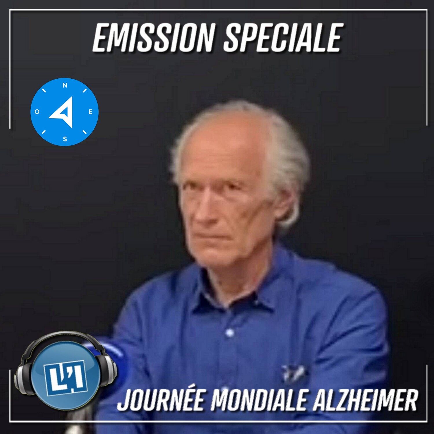 JOURNÉE MONDIALE ALZHEIMER AVEC GUY LE ROCHAIS PRÉSIDENT DE FRANCE ALZHEIMER 66