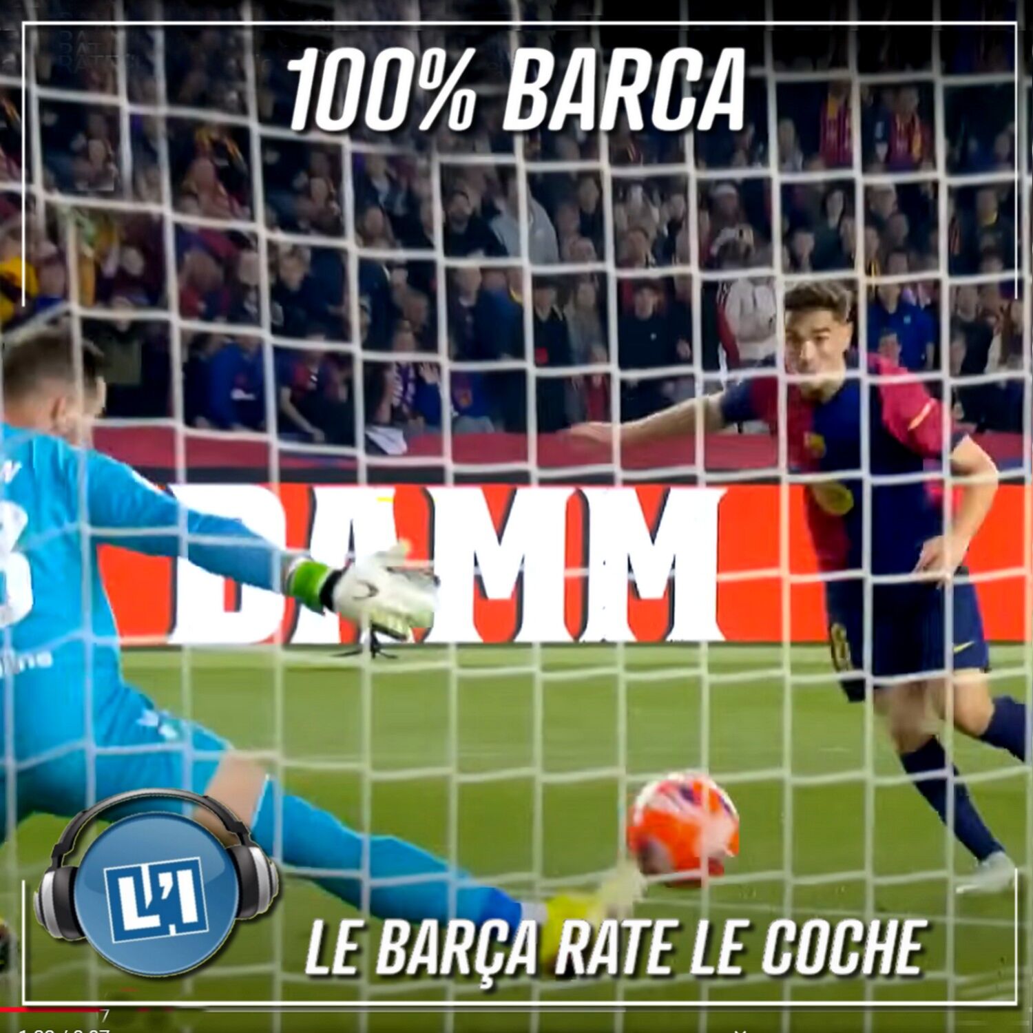 LE BARÇA RATE LE COCHE   -  FC BARCELONE VS BETIS SEVILLE - LIGA 2024/2025 - J30