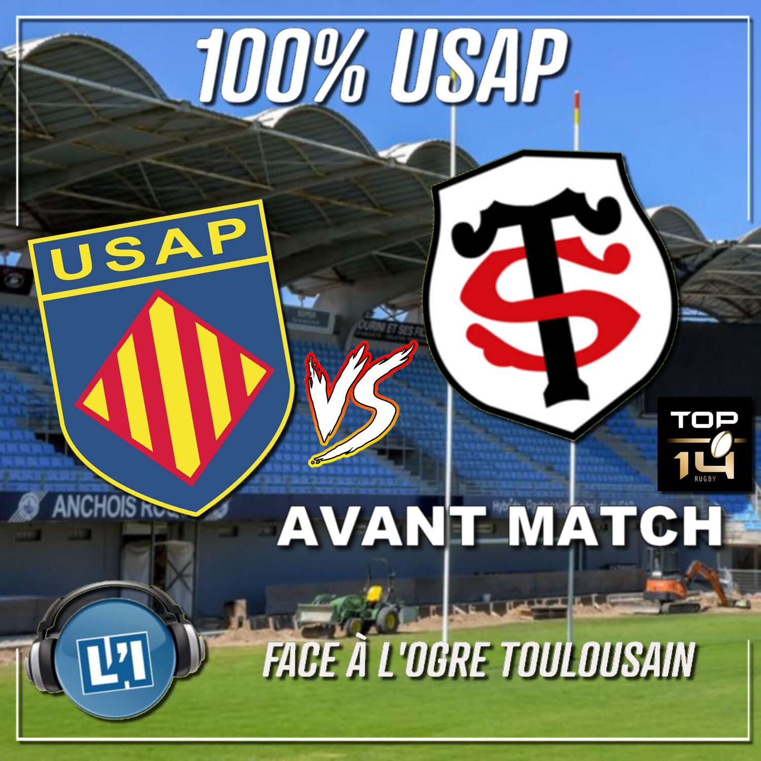 AVANT MATCH USAP VS TOULOUSE