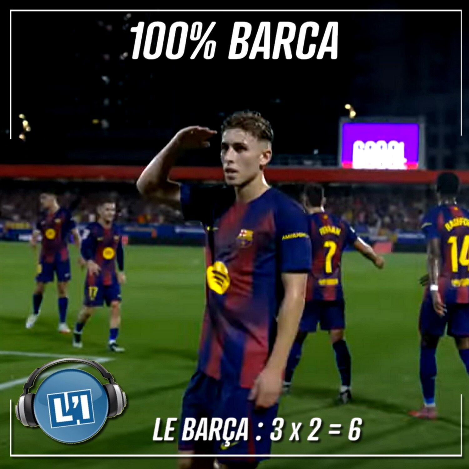 LE BARÇA : 3 x 2 = 6 - FC BARCELONE VS VALENCE - LIGA 2025/2026 - J4