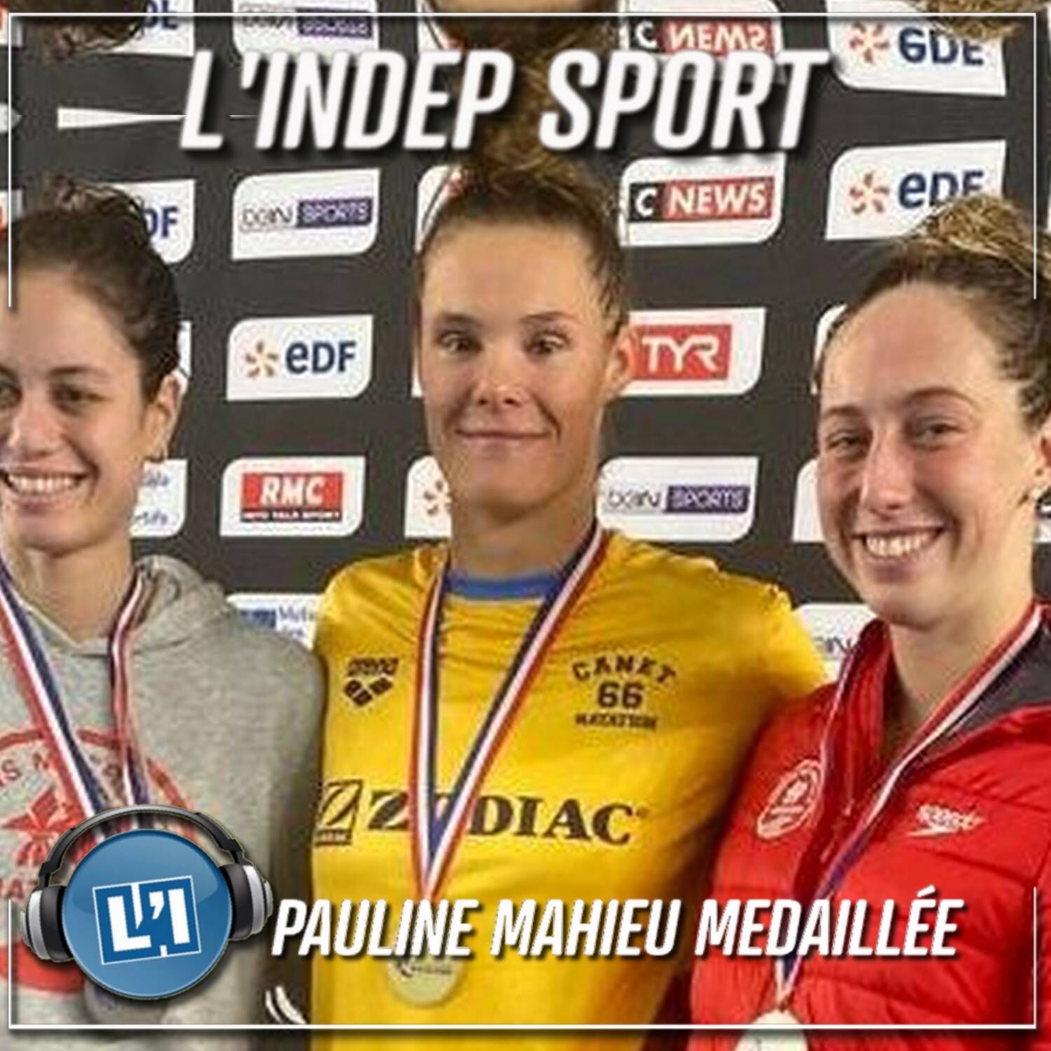 5 MÉDAILLES POUR PAULINE MAHIEU AUX CHAMPIONNATS DE FRANCE