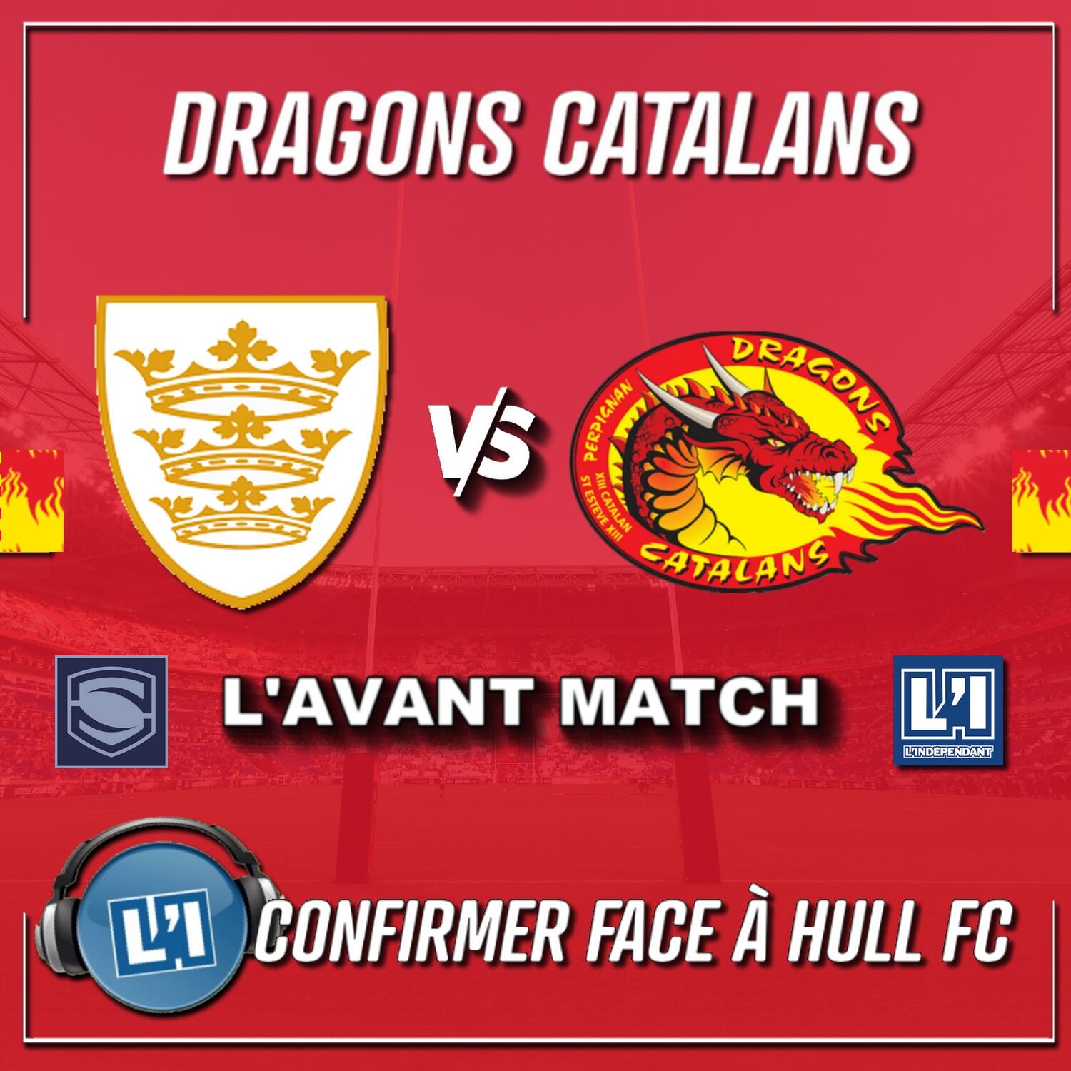 CONFIRMER FACE À HULL FC - SUPER LEAGUE 2026 ROUND 6