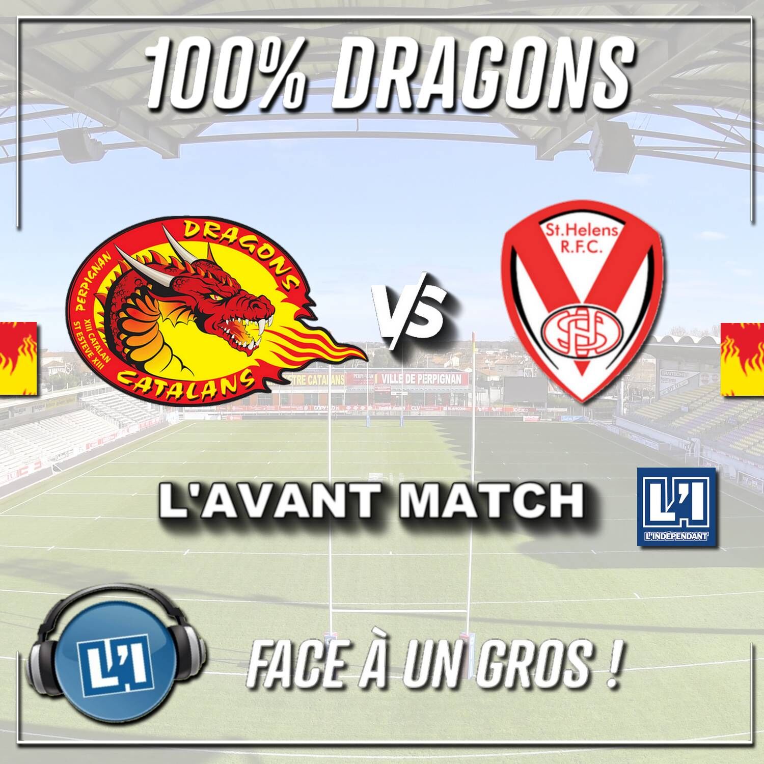 LES DRAGONS FACE À UN GROS