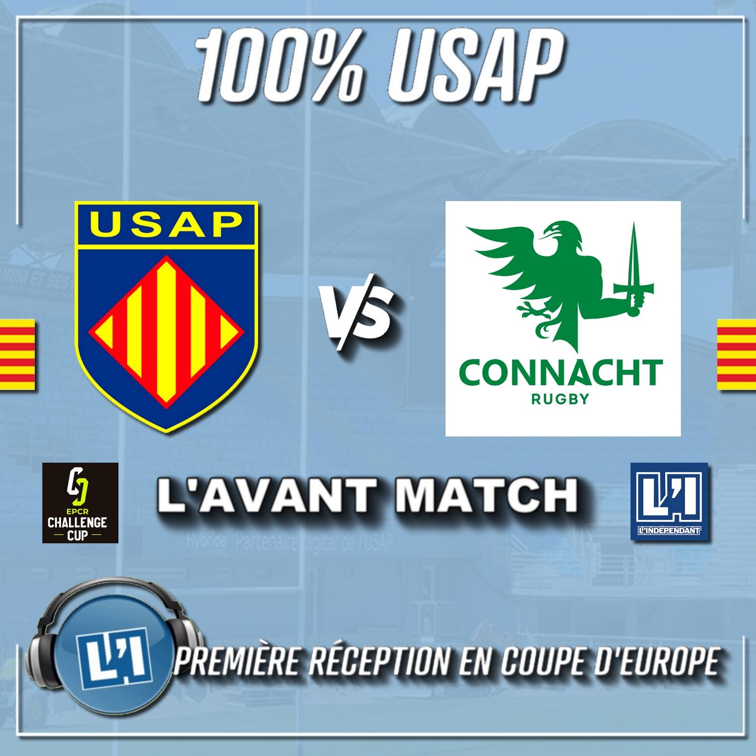 PREMIÈRE RÉCEPTION EN COUPE D'EUROPE