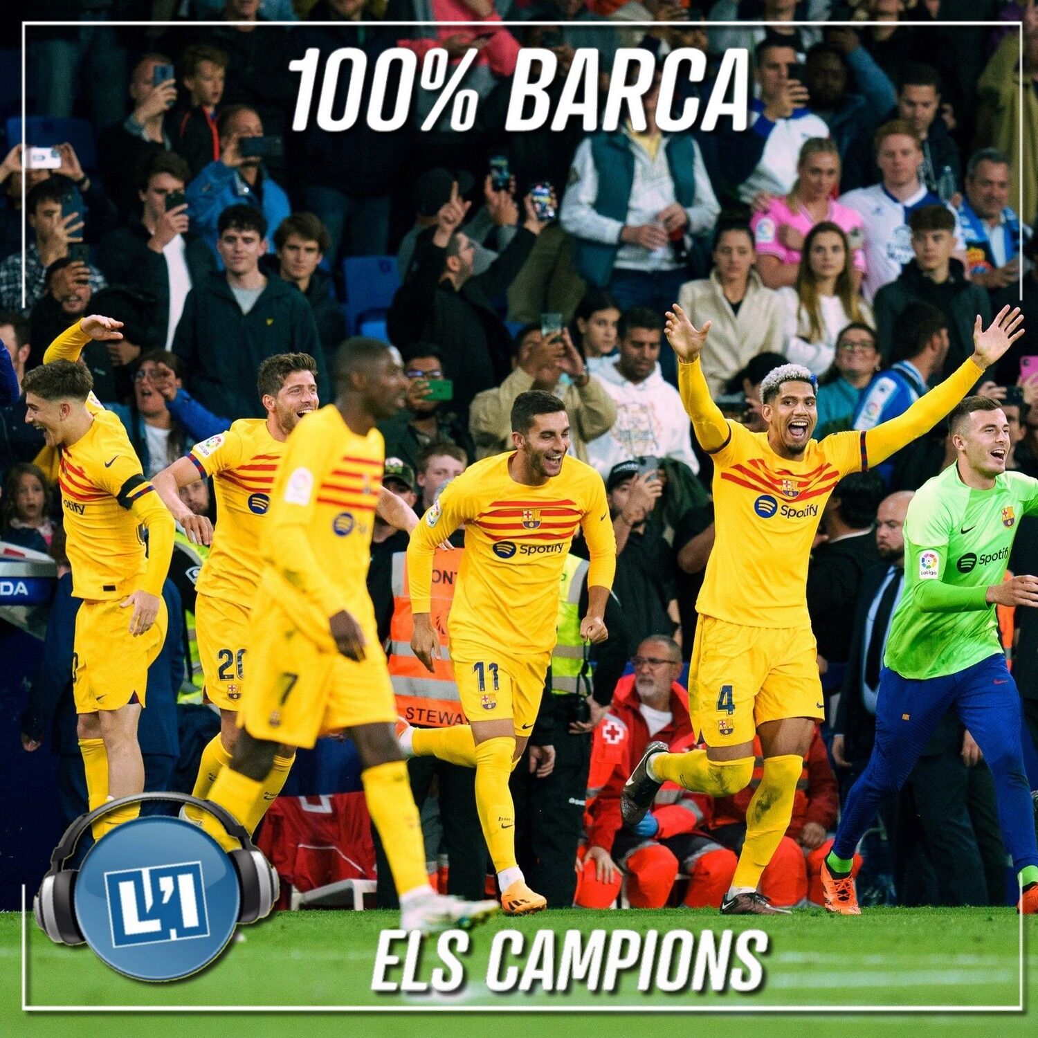 ELS CAMPIONS  - ESPANYOL BARCELONE  VS FC BARCELONE  - 2022/2023 - J34