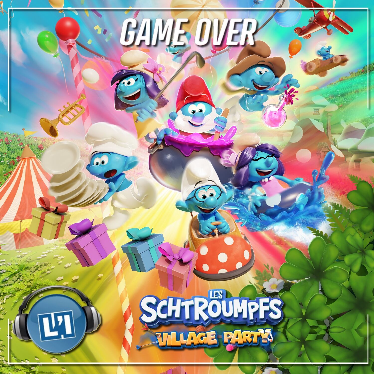 LES SCHTROUMPFS VILLAGE PARTY, LE TEST