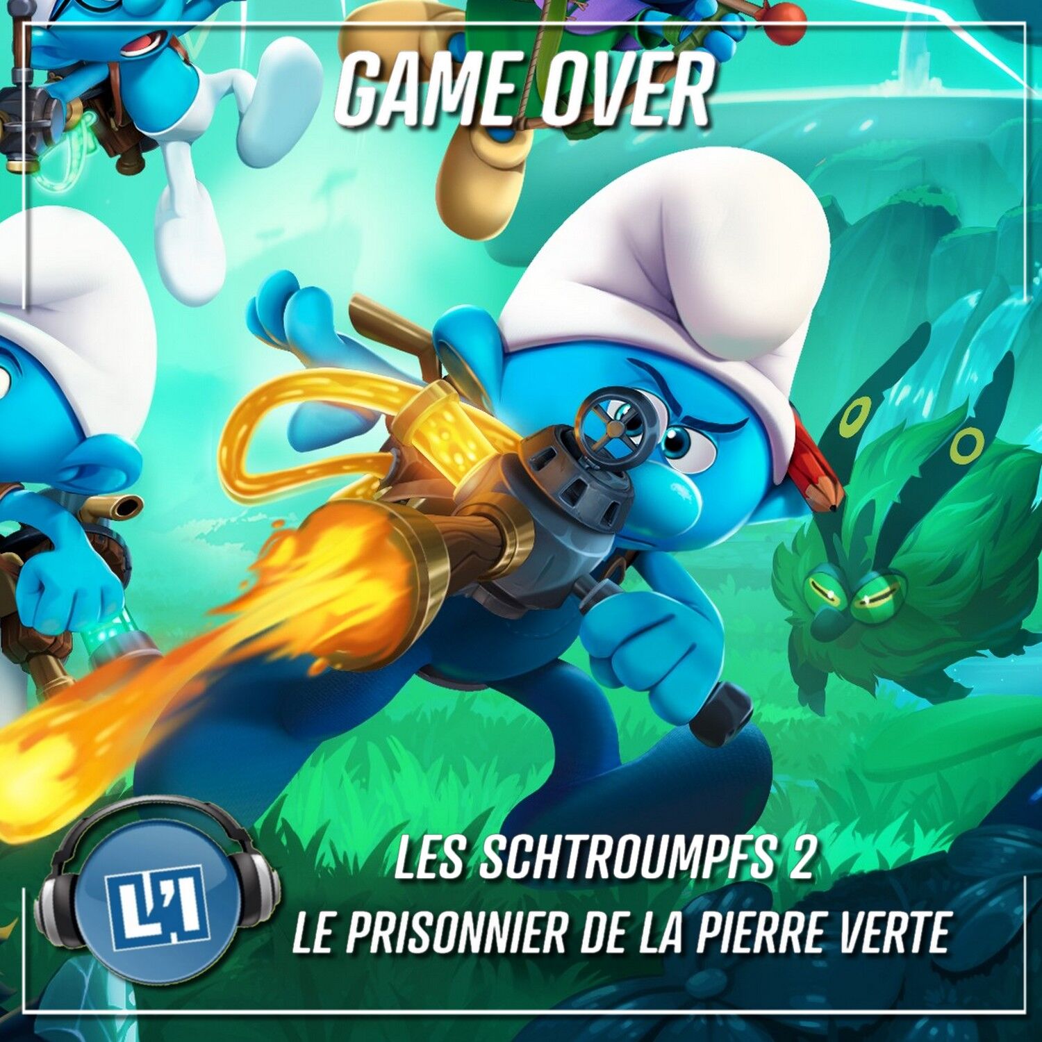 LES SCHTROUMPFS 2, LE PRISIONNIER DE LA PIERRE VERTE, LE TEST