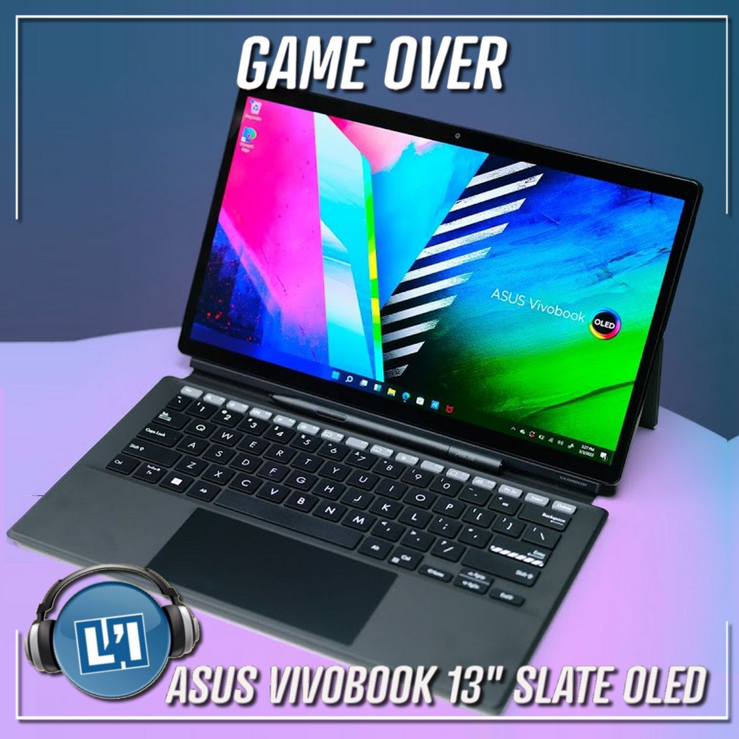 ASUS VIVOBOOK 13" SLATE OLED, LE TEST