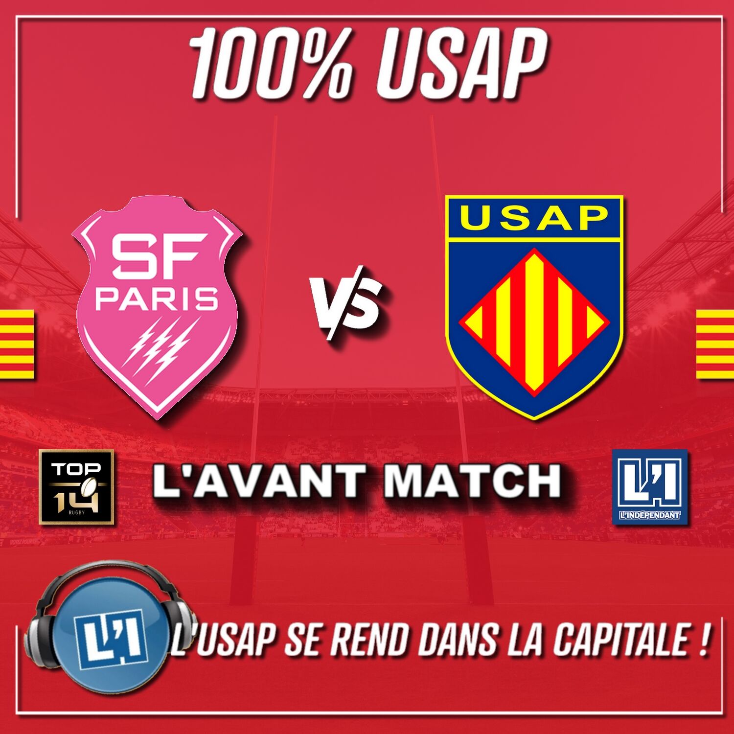 L'USAP SE DÉPLACE DANS LA CAPITALE