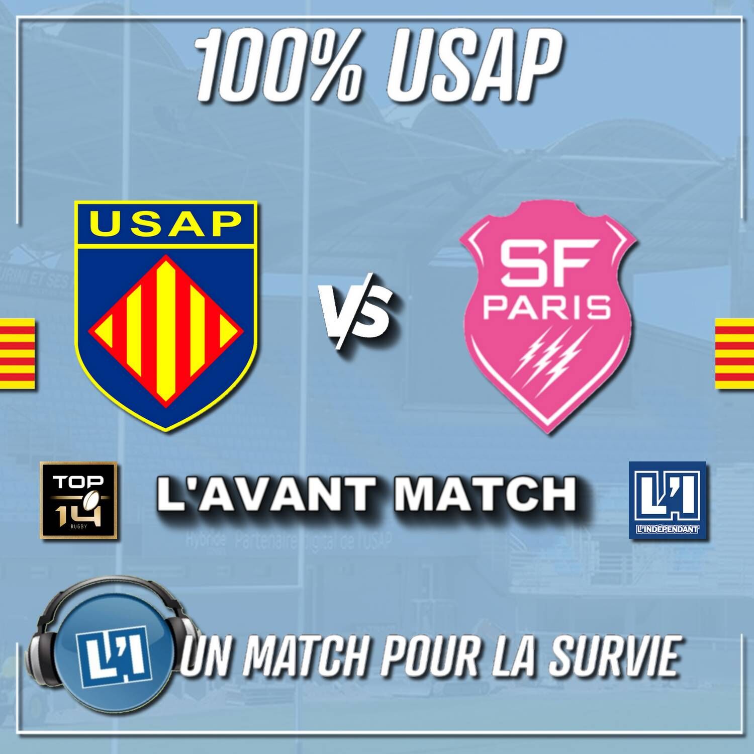 UN MATCH POUR LA SURVIE DE L'USAP - TOP14 2024/2025 - J23