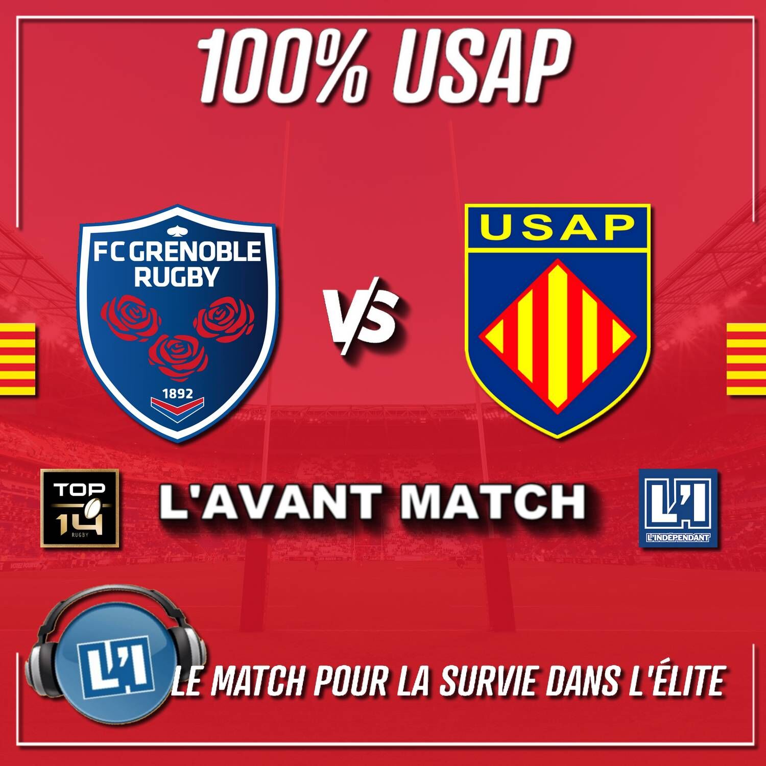 GRENOBLE VS USAP : L'ÉMISSION SPÉCIALE - TOP14 2024/2025 - ACCESS MATCH