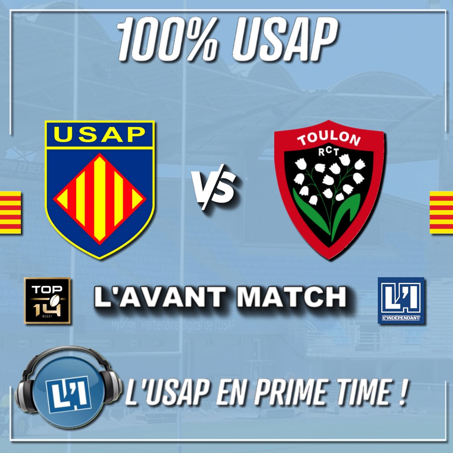 L'USAP EN PRIME TIME FACE AU RCT, NOTRE AVANT MATCH !