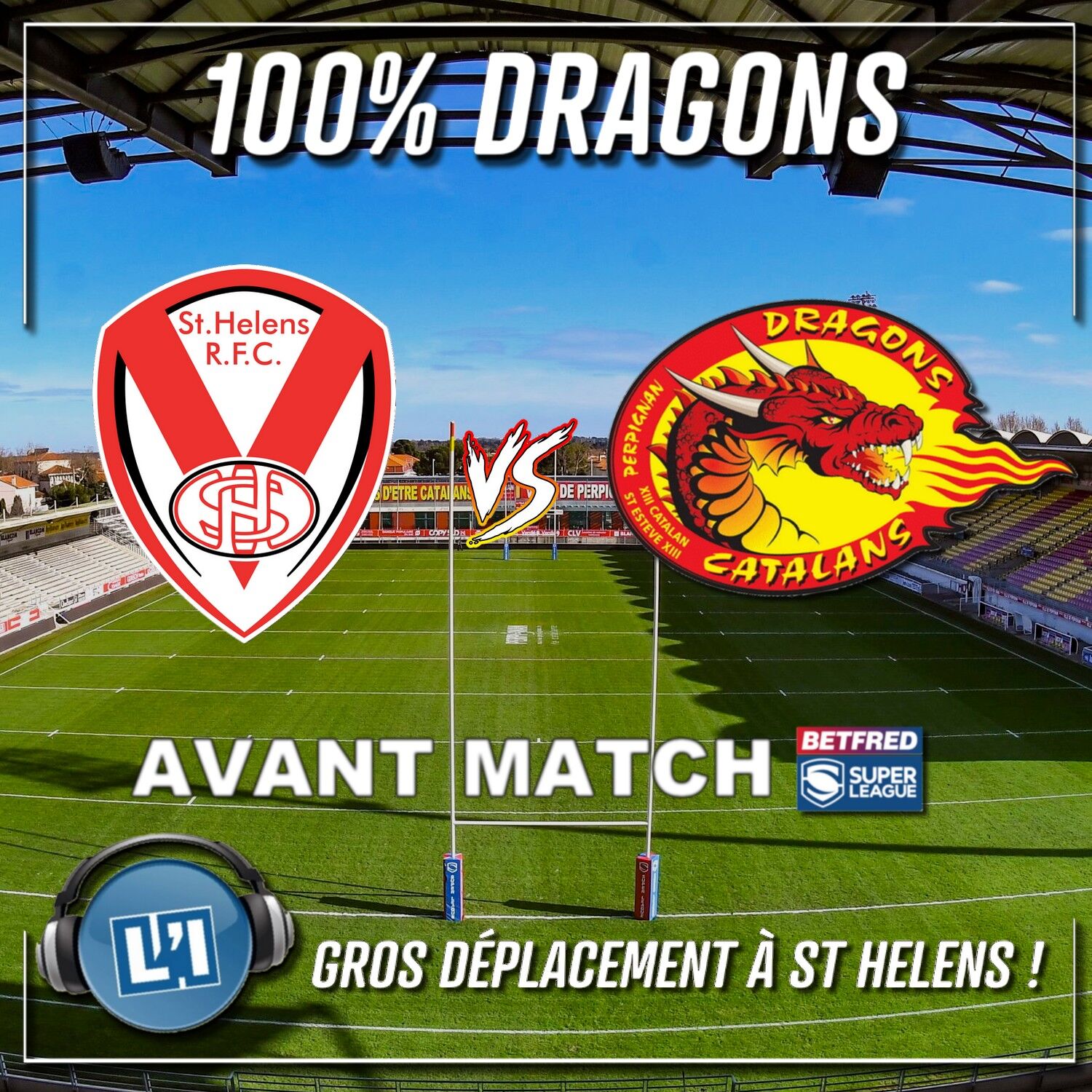 GROS DÉPLACEMENT À ST HELENS !