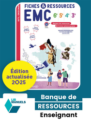 Image Fiches et ressources Enseignant - EMC 6e, 5e, 4e, 3 (Ed. num. 2025)