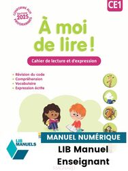 Image À moi de lire ! CE1 (2025) - Cahier de lecture et d'expression