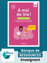 Image À moi de lire ! CE1 (2025) - Guide pédagogique